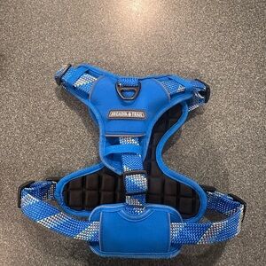 Arcadia Trail Blue Padded Dog Harness - Reflective Comfort